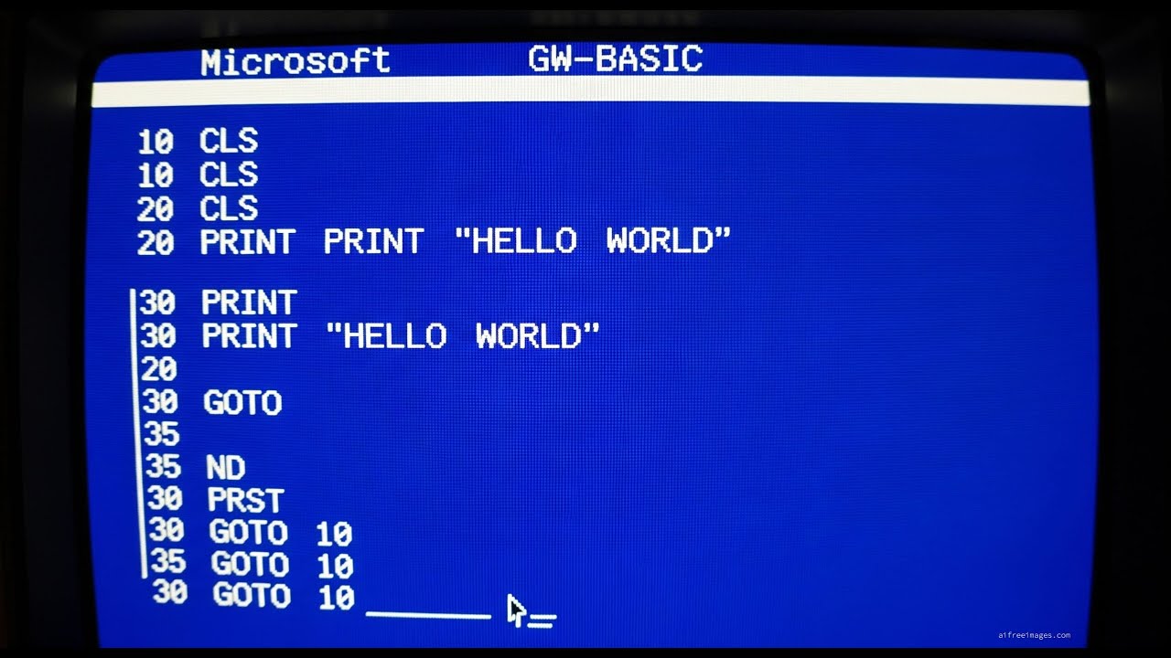 La historia de Microsoft GW-Basic