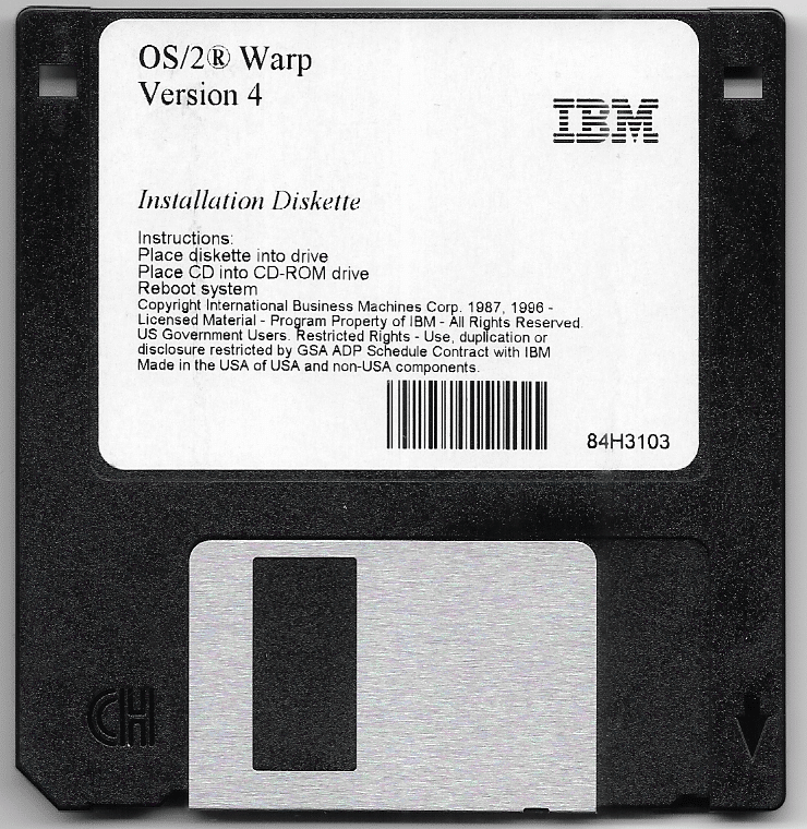 OS/2: un sistema operativo versátil para servidores y administradores de sistemas | ibm os2 warp version 4 disk0