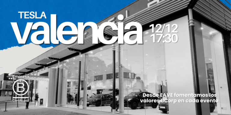 EAVE y Tesla presentan el evento exclusivo Tesla Experience Valencia el 12 de diciembre