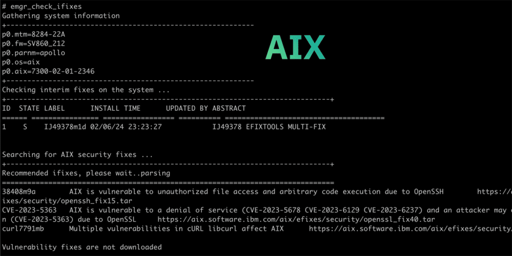 Sistemas Operativos UNIX Certificados: Los Pilares de la Computación Moderna | IBM AIX screenshot