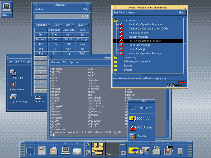 Sistemas Operativos UNIX Certificados: Los Pilares de la Computación Moderna | Sco unixware 7.1.4