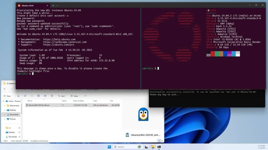 Administración de Sistemas. Inicio | Ubuntu on WSL