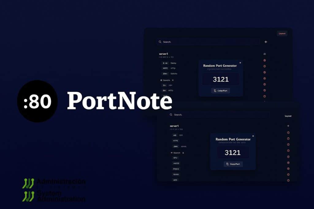 Administración de Sistemas. Inicio | portnote