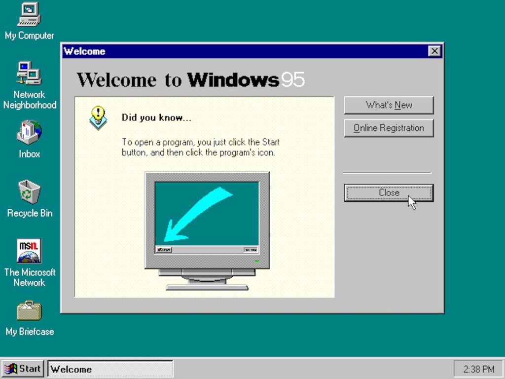 Windows 95 cumple 30 años: cuando Microsoft convirtió un sistema operativo en un fenómeno cultural | Windows 95 run