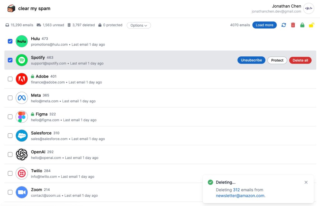 Administración de Sistemas. Inicio | clear my spam