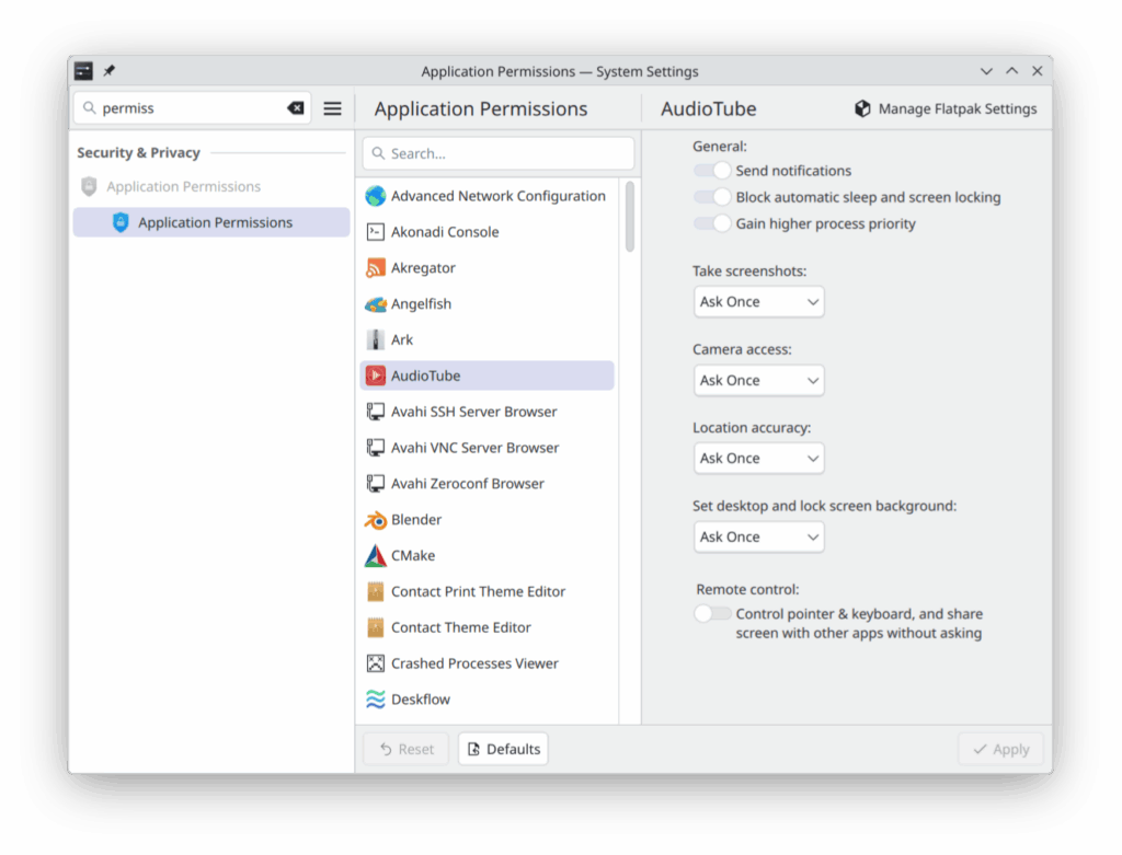 Plasma 6.5: el KDE más pulido hasta la fecha apuesta por la fluidez, la accesibilidad y los pequeños grandes detalles | kde 6 5 linux system settings app permissions