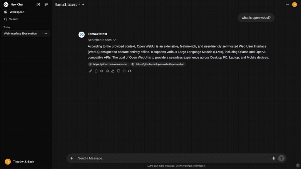 Administración de Sistemas. Inicio | openwebui