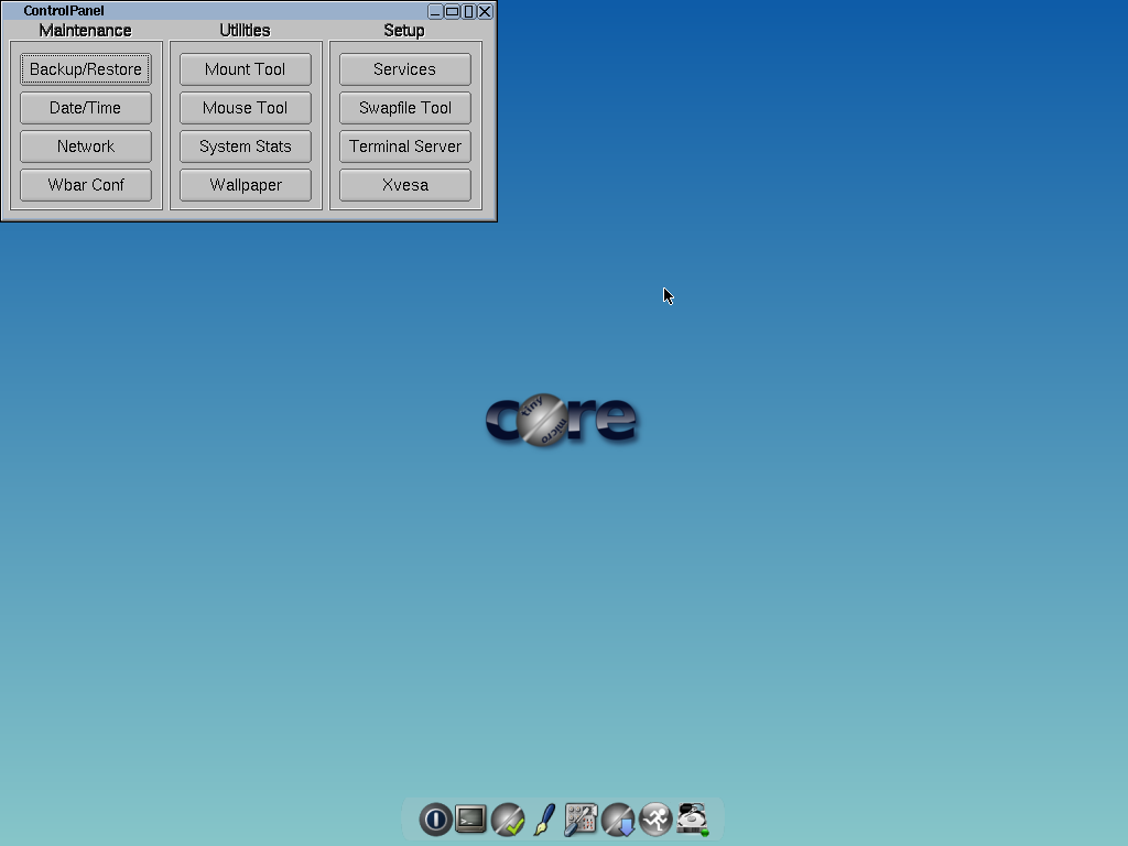 Administración de Sistemas. Inicio | tinylinux cores 030 cp