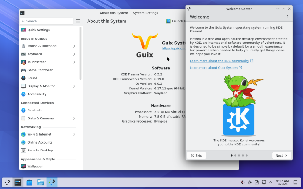 GNU Guix 1.5.0: el gestor de paquetes “transaccional” se pone al día tras tres años sin versión mayor | kde plasma on guix