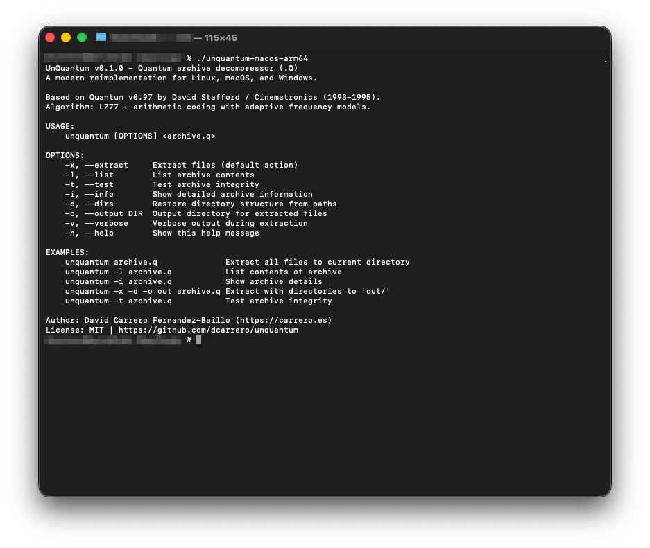 UnQuantum: el proyecto en Rust que rescata los archivos .Q de MS-DOS sin depender de DOSBox | unquantum terminal