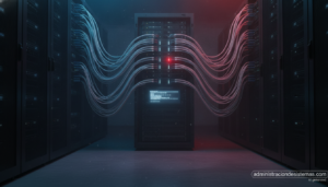 Administración de Sistemas. Inicio Servidores Linux en un centro de datos con varias rutas de red convergiendo en un equipo con alerta roja, ilustración del exploit remoto de CVE-2026-98432 en MPTCP